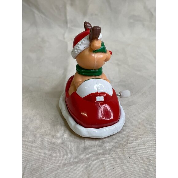 1980s Lot of 3 Russ Wind Up Snowmobile Bear Collectible Wind Up Toys-NOS - Picture 5 of 10